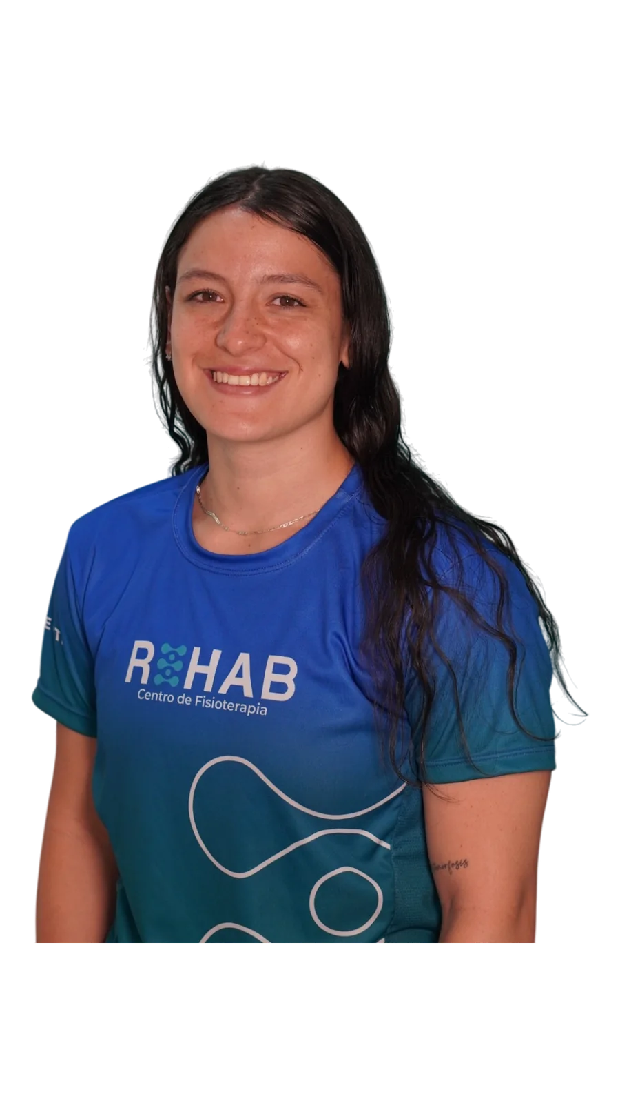 Maria Fernanda, fisioterapeuta del equipo REHAB